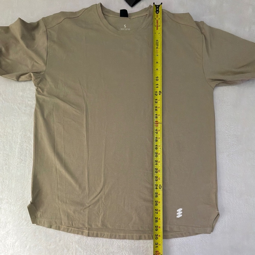 Jinga Sorona Agile Mens Tan Khaki Activewear‎ T-Shirt Short Sleeve Large NWT - Picture 10 of 10